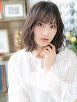 カバーヘア イヴ 戸頭店(COVER HAIR EVE) ■黒髪アッシュブラック小顔くびれヘア301-2戸頭20代30代40代