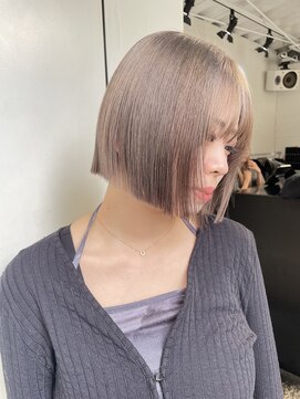 ココ 原宿(KOKO) #大人ガーリー#ダークアッシュ#ミディアムレイヤーカット