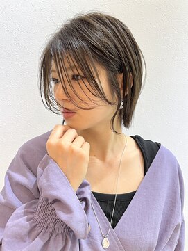 ジアン バイ ミルボン NU茶屋町+(GIEN by milbon) ボブ/ぱつっと/ストレート/アレンジ/外はね@田中俊成