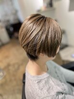 ツムグ 代官山店(TUMUGU) 透明感白髪ぼかし30代40代50代イメチェン小顔ショートボブ#59