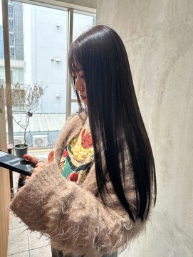 シアー(SHEER.) 髪質改善カラー×クリアブラック【表参道,青山,外苑前美容室】