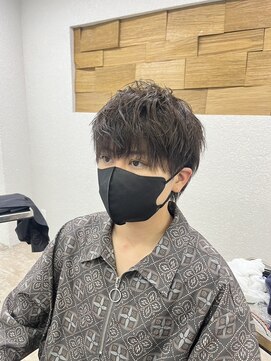 アジールヘア 所沢プロペ通り店(agir hair) 束感マッシュダークアッシュニュアンスパーマケアパーマ所沢練馬