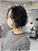 ボブパーマ/ニュアンスパーマ/ステップボーンカット/船橋