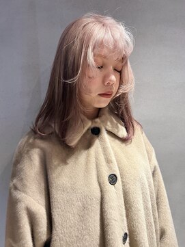 ペレ 梅田(PELE) 前髪/アンブレラカラー/こなれミディ/イメチェン/ウェーブパーマ