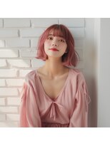 ノアドココ(noix de coco)&nbsp;デザインカラー/レイヤーカット/ウェットヘア/オリーブベージュ