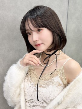 ロンド ブランシュ 錦糸町北口(Lond blanche) 黒髪ボブルフネビージュ小顔ワンレン