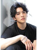 【marfe】フェザーパーマ＿メンズミディアム＿波打ちパーマ