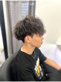 メンズ/ツイストスパイラル/刈り上げ/マッシュ/ツイスト