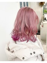 シェリ ヘアデザイン(CHERIE hair design)&nbsp;ベビーピンク×ラベンダー◎