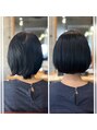 ヘアアンドビューティー ストーリア(hair&beauty STORIA) 乾かすだけで内に入るボブスタイル、スタイリング時短です!
