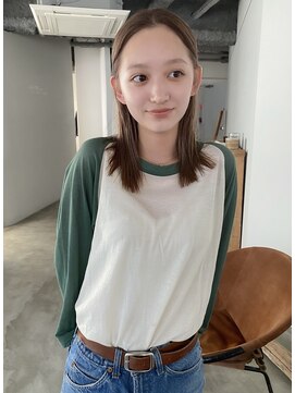 ヌールス(nullus non) 【幅広く楽しめる透け感クリーミーベージュ】ダブルカラー/湘南