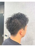 アップバングスパイキーショート、池袋