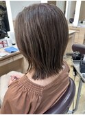 お白髪ぼかしハイライトカラー