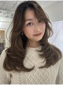 ハイライトカラーベージュケアブリーチダブルカラー