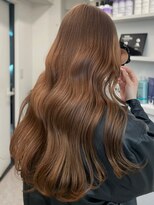 ペレ 渋谷(PELE)&nbsp;ホワイトグレージュ/デジタルパーマ/チェリーブラウン/渋谷