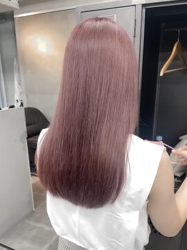 ギークス(GEEKS) 【GEEKS渋谷】ローズブラウン/秋カラー/伸ばしかけロング/透明感