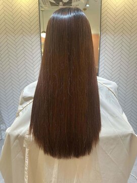 ムーン(moon) くびれヘア/アプリコットオレンジ/夏のヘアアレンジ/武蔵小杉