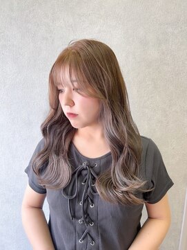 ヘルツ(Hz) 顔まわり/ブリーチ無しベージュ