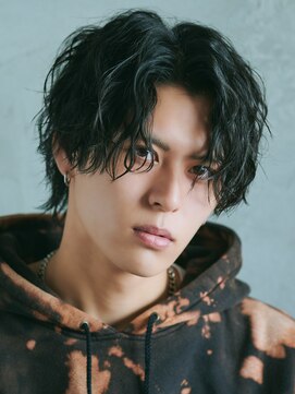 エルマーク 堺東(L-MARK) センターパート/波巻きパーマ/スパイラルパーマ/men's