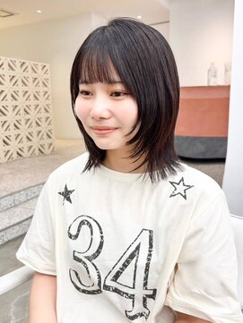 ノエ ナゴヤ(NOE NAGOYA) ミディアムヘア/暗めカラー/グランマッシュ/名駅y12