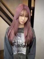 アメリ(AMELIE)&nbsp;レイヤーカット ピンク/ブラウンで作るデザインカラー