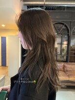 ノラ ヘアーサロン(NORA HAIR SALON) オリーブブラウンオリーブカラーブリーチなしカラーレイヤー