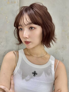 ロンドネートゥル 新潟(Lond naitre) ダークアッシュ/似合わせカット/レイヤーカット(新潟/万代）