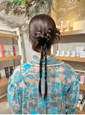 結婚式ヘアセット#お呼ばれヘア#ヘアセット#ヘアアレンジ