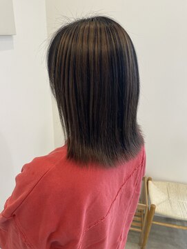 ジジ チーク 栃木(Gigi cheek) ブリーチなしアンブレラカラー