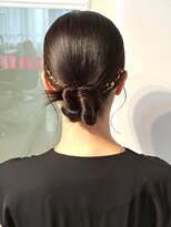 アンニュ(annuy)&nbsp;アップスタイル お団子へア 成人式 結婚式 お呼ばれヘア