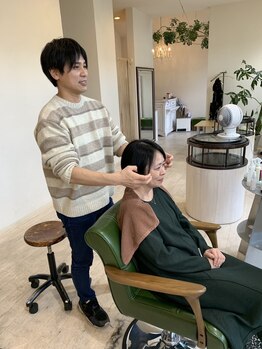イーズヘアー(ease hair)の写真/相談しやすい雰囲気◎髪の状態に合わせ、なりたいを叶えるマンツーマン施術のプライベートサロン♪