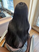 アクシス 栄店(`AXIS)&nbsp;奈川/ワンホンレイヤー/ミルクティーブロンド/ダークブルー/栄