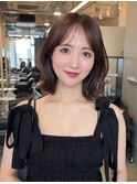 くびれミディくびれレイヤーひし形レイヤーボブハッシュレイヤー