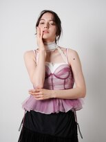 エシェル 平塚店(echelle) 顔まわり後れ毛で魅せる大人可愛いタイトアレンジヘア