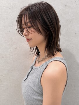 ロンドプランタン 恵比寿(Lond Printemps) くびれレイヤー/オリーブベージュ/顔周り/シースルー/恵比寿