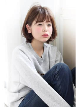 アンアミ オモテサンドウ(Un ami omotesando) 【Un ami】《増永剛大》ミルクティーカラー×モードパーマボブ