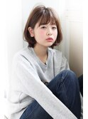 【Un ami】《増永剛大》ミルクティーカラー×モードパーマボブ