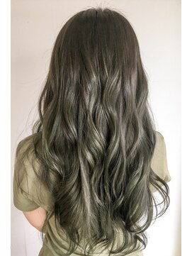 ヘアーズルーム 風(Hair's room fuu) バレイヤージュヌーディーカーキ