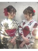浴衣着付け&ヘアセット
