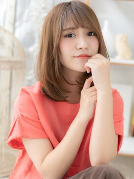 モッズヘア 越谷(mod's hair) 外国人風グラデーション小顔ワンカールミディa越谷20代30代40代