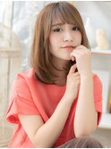 外国人風グラデーション小顔ワンカールミディa越谷20代30代40代