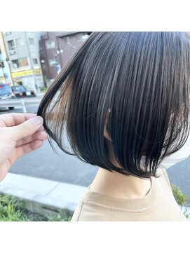 プリマ アンジュ 中目黒店(PRIMA ange) ワンカールBOB×圧倒的透明感 地毛風アッシュ PRIMA ange中目黒