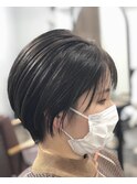 束感マッシュショート☆(小顔矯正立体カット)
