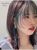 【GRANDEUR焼津店】インナーカラー×前髪インナー