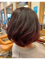 アンシー ヘア デザイン(an-cie hair design+) こっくりピンクのグラデーション♪
