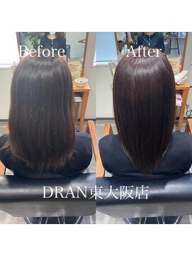 ドラン 東大阪店(DRAN) 【DRAN】髪質改善カラー　before &after