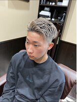 ヒロギンザ 秋葉原店(HIRO GINZA)&nbsp;ホワイトミルクティーグレージュ・スキンフェード