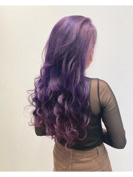 リールヘア 千早店(rire hair) ヴァイオレット×ロングヘア