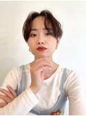 ハンサムショート/丸み/耳掛け/20代30代40代