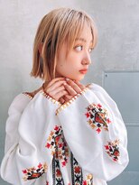 レニーバイエース(LANY by ACE)&nbsp;【LANY】横浜 大人ボブ×ミルクティーベージュ